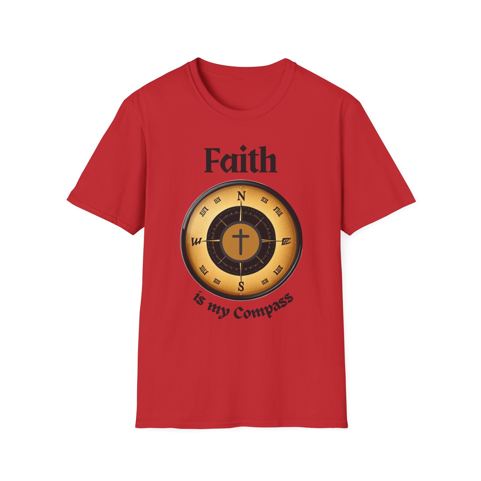 Christian TShirts Faith is my Compass Unisex Softstyle T-Shirt