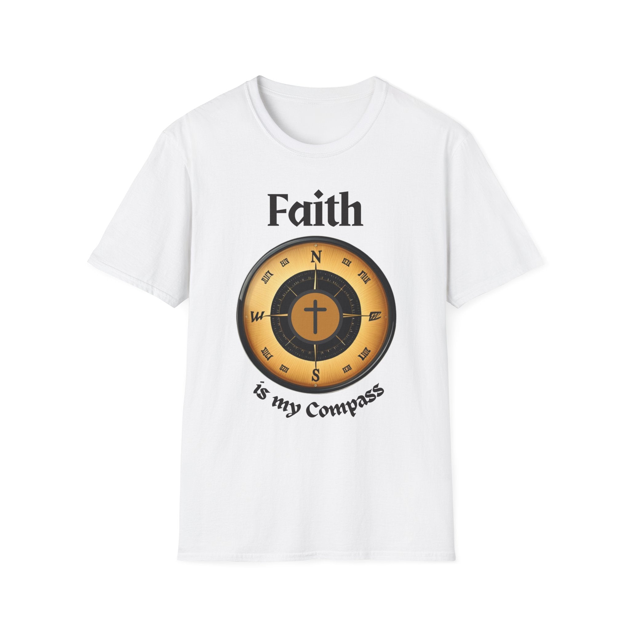 Christian TShirts Faith is my Compass Unisex Softstyle T-Shirt