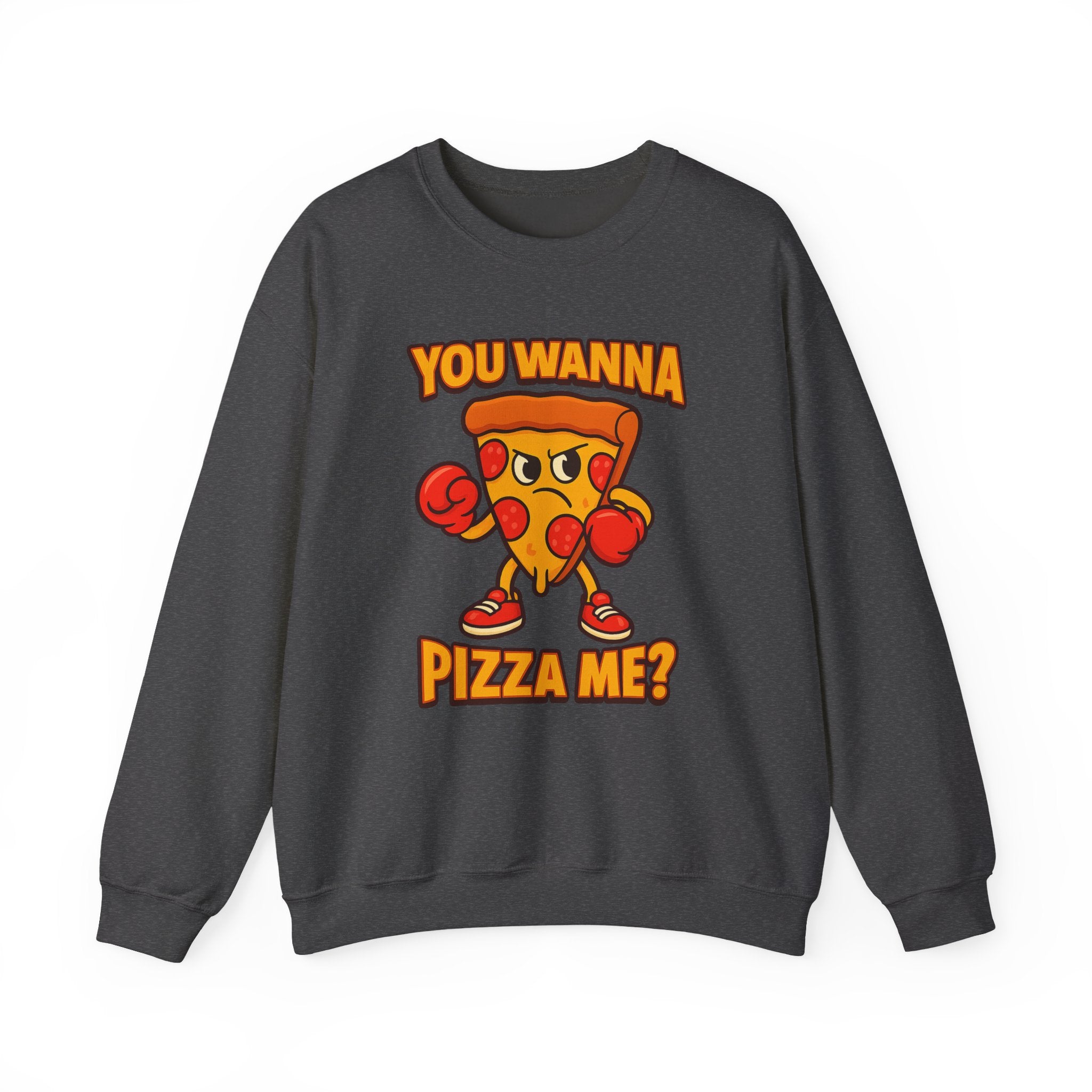 Funny Pizza Lover Sweatshirt, You Wanna Pizza Me, Cute Foodie Gift, Unisex Crewneck, Cozy Casual Wear