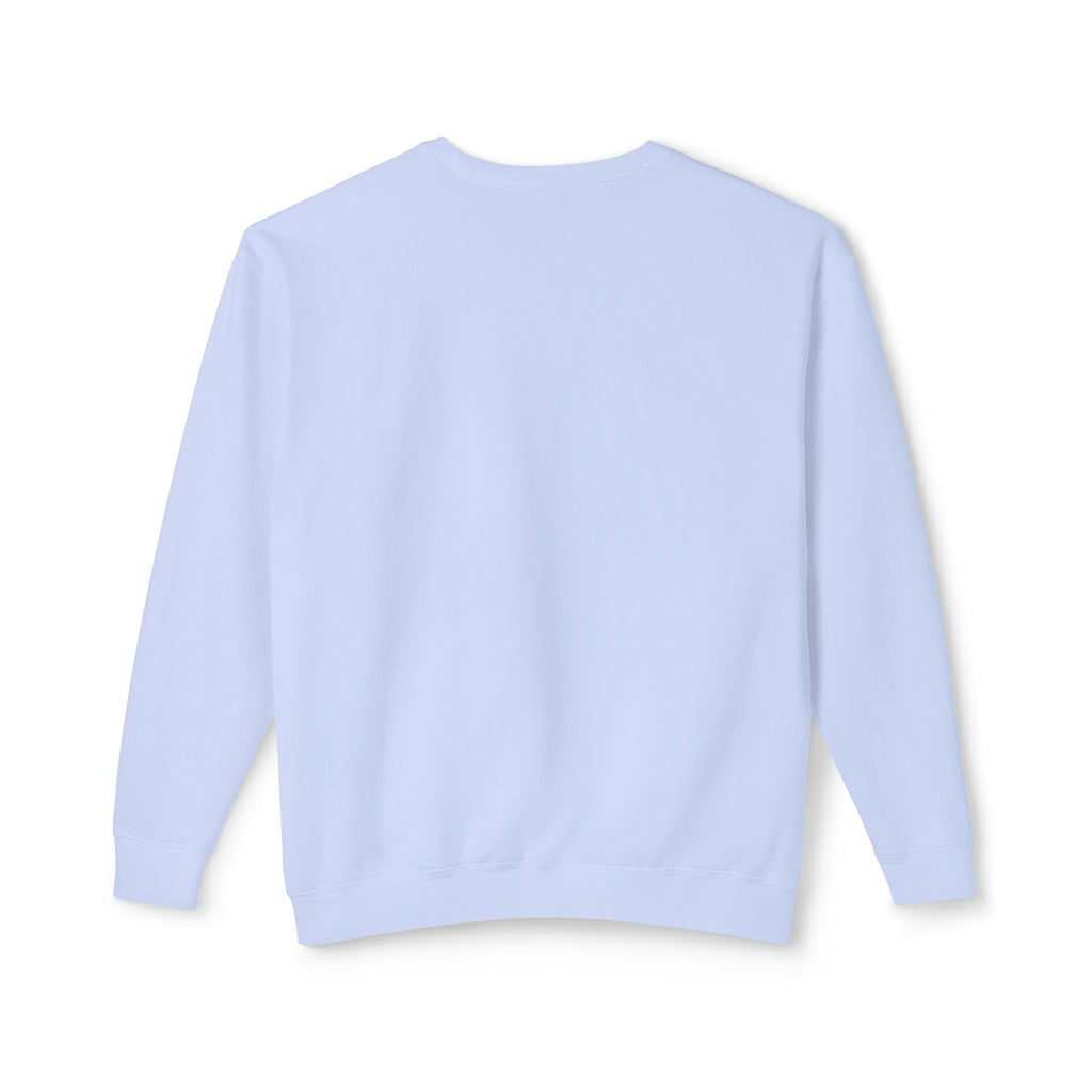 Cute Calm Unisex Lightweight Crewneck Sweatshirt, Relaxed Vibes, Perfect for Gifts, Casual Wear, Cozy Lounging, Fall Apparel
