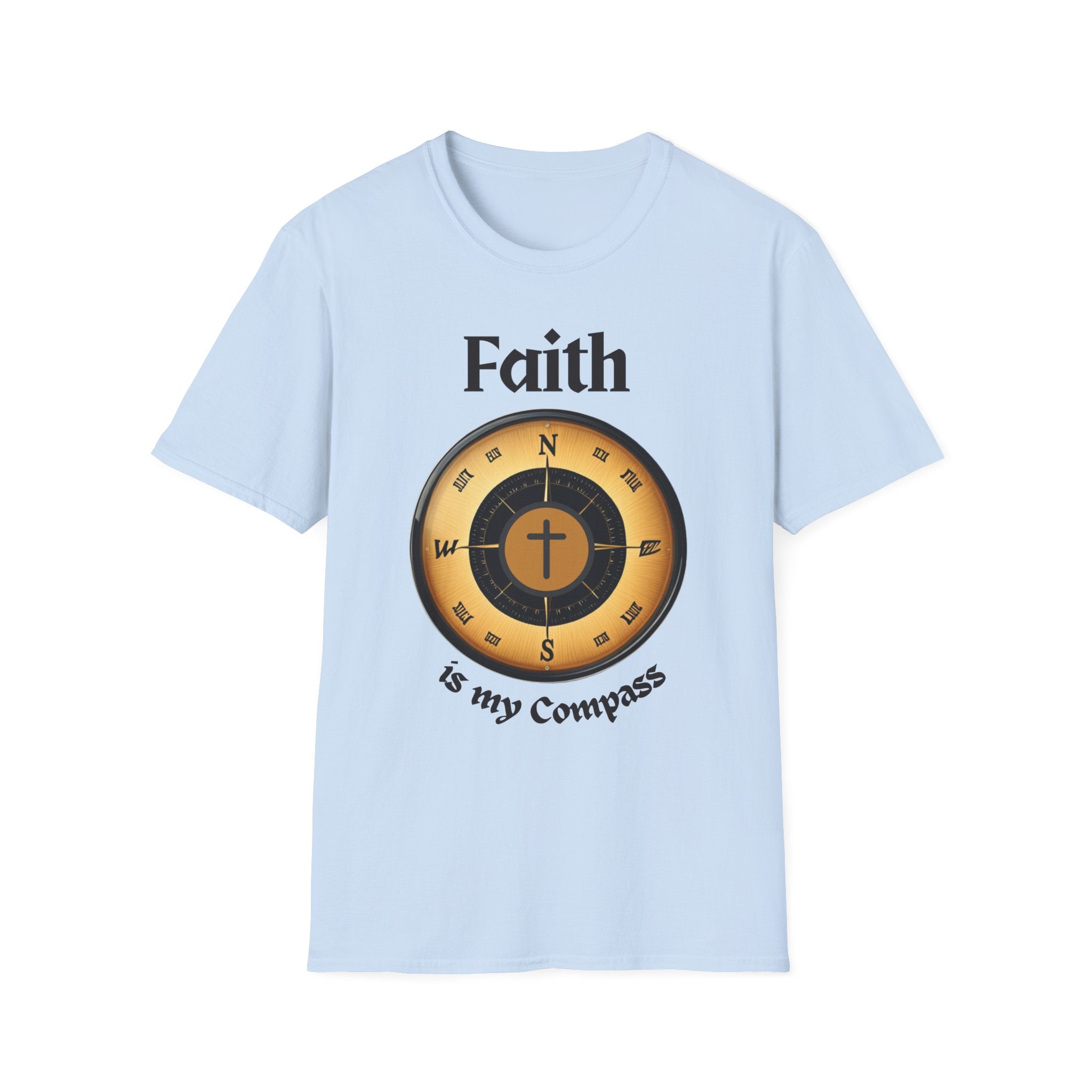 Christian TShirts Faith is my Compass Unisex Softstyle T-Shirt
