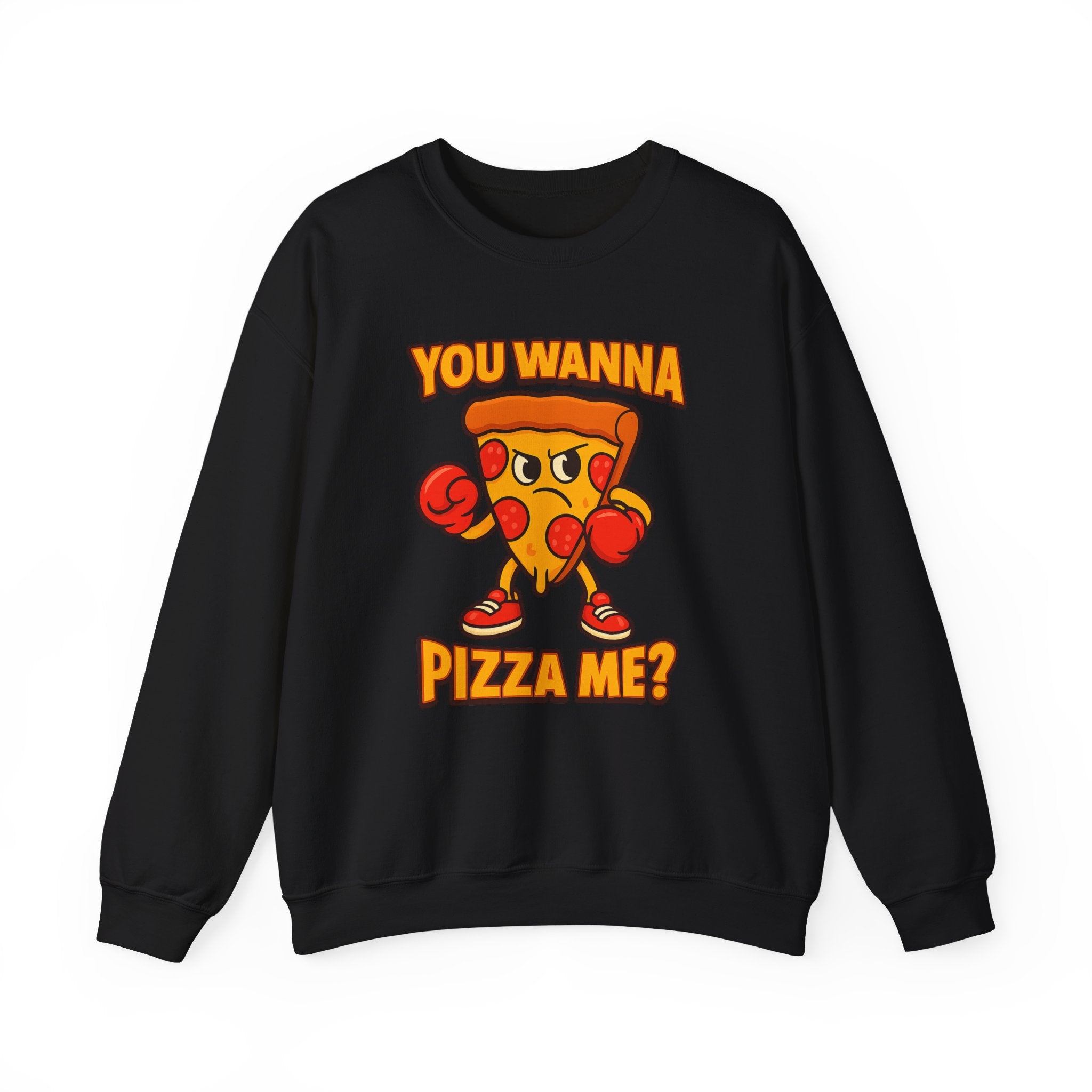 Funny Pizza Lover Sweatshirt, You Wanna Pizza Me, Cute Foodie Gift, Unisex Crewneck, Cozy Casual Wear