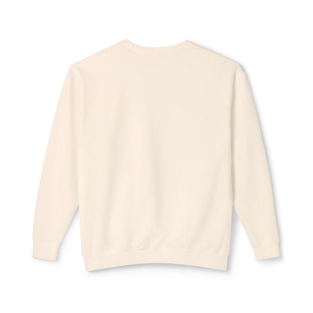 Cute Calm Unisex Lightweight Crewneck Sweatshirt, Relaxed Vibes, Perfect for Gifts, Casual Wear, Cozy Lounging, Fall Apparel