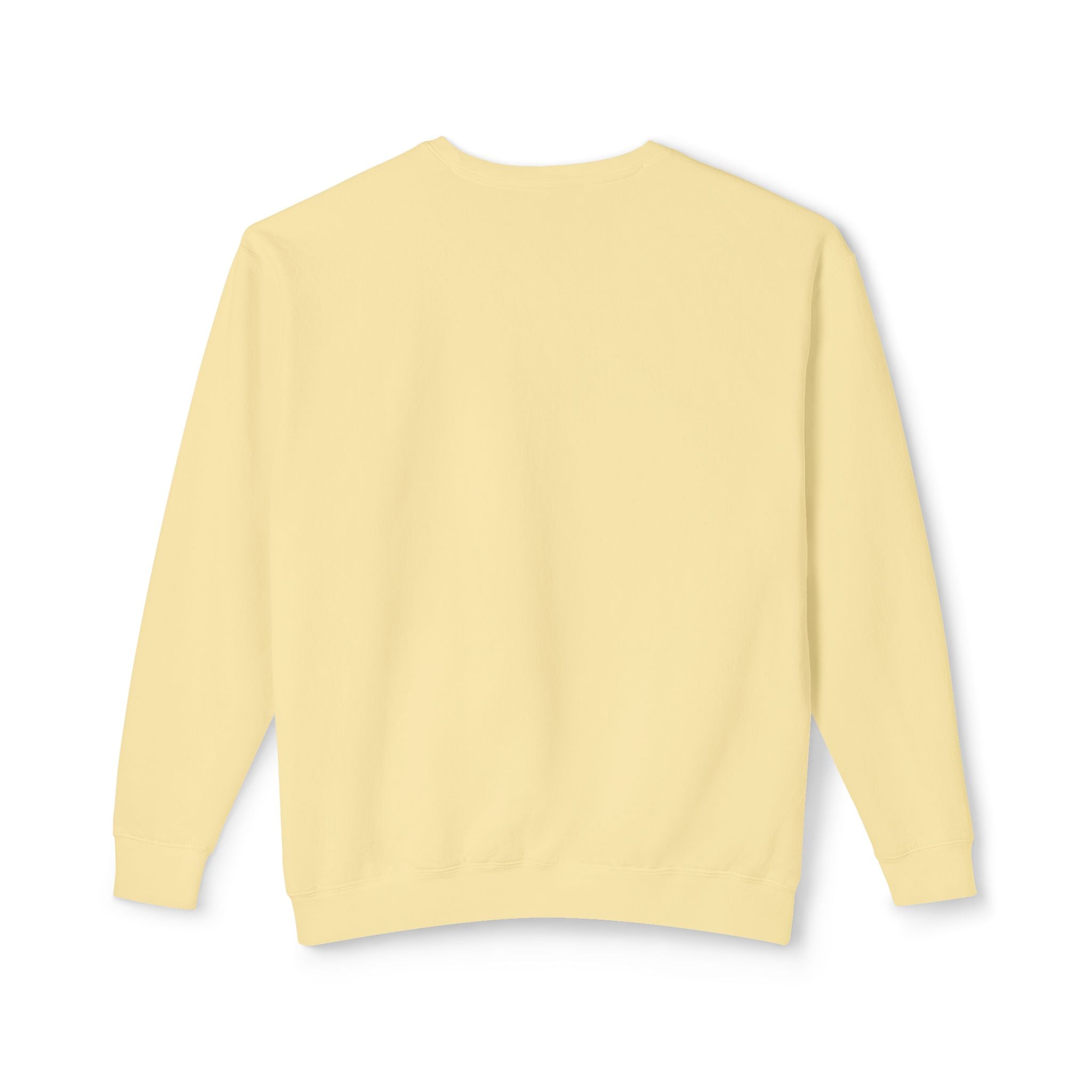 Cute Calm Unisex Lightweight Crewneck Sweatshirt, Relaxed Vibes, Perfect for Gifts, Casual Wear, Cozy Lounging, Fall Apparel