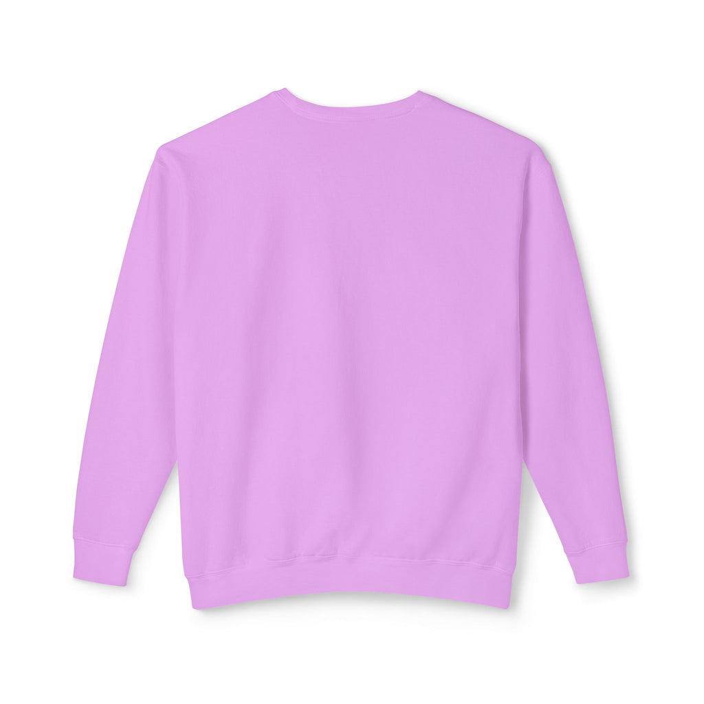 Cute Calm Unisex Lightweight Crewneck Sweatshirt, Relaxed Vibes, Perfect for Gifts, Casual Wear, Cozy Lounging, Fall Apparel
