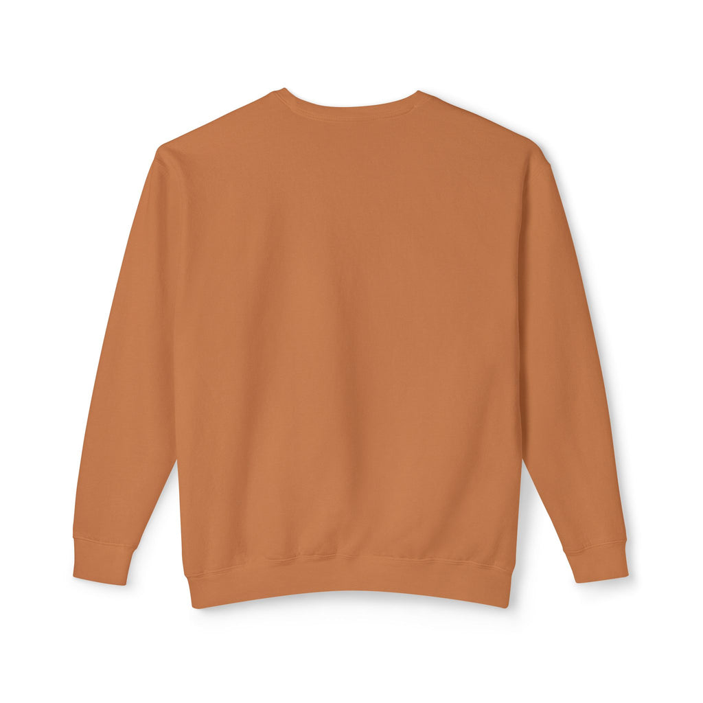 Cute Calm Unisex Lightweight Crewneck Sweatshirt, Relaxed Vibes, Perfect for Gifts, Casual Wear, Cozy Lounging, Fall Apparel