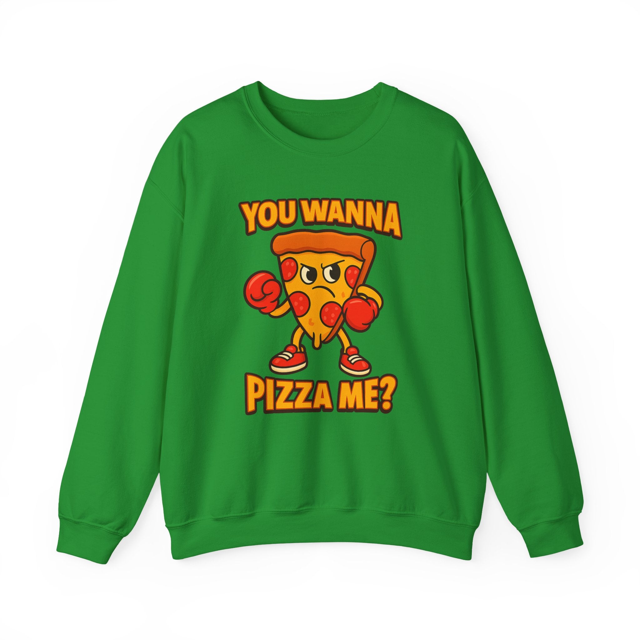 Funny Pizza Lover Sweatshirt, You Wanna Pizza Me, Cute Foodie Gift, Unisex Crewneck, Cozy Casual Wear