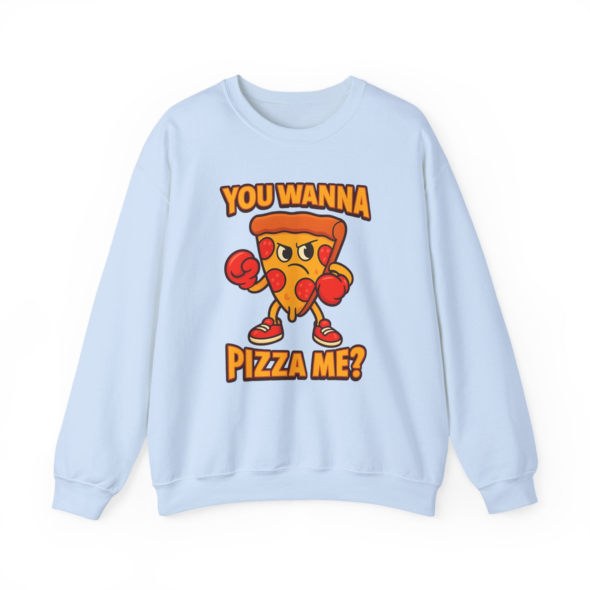 Funny Pizza Lover Sweatshirt, You Wanna Pizza Me, Cute Foodie Gift, Unisex Crewneck, Cozy Casual Wear
