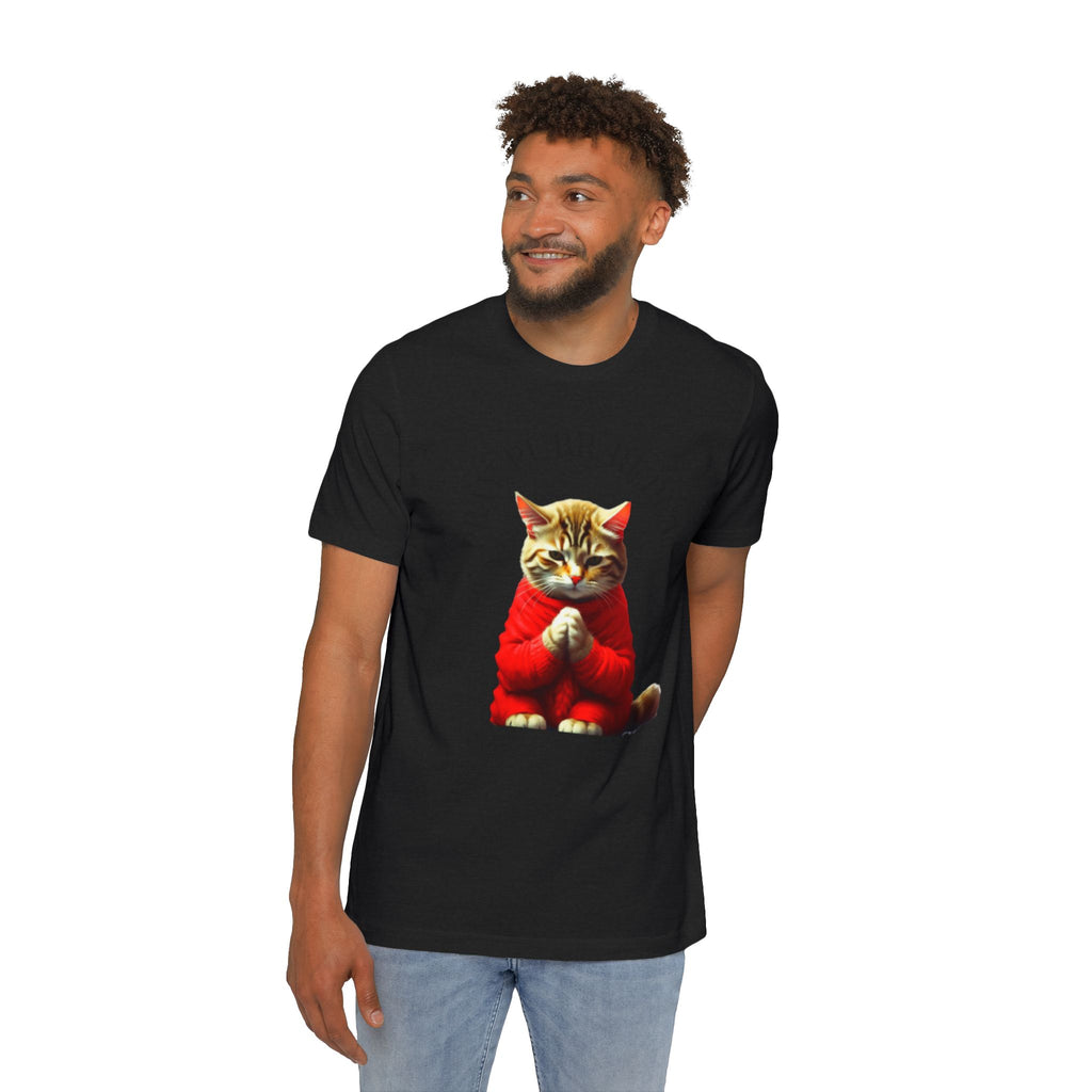 Pray Purr Repeat Cat Tshirt