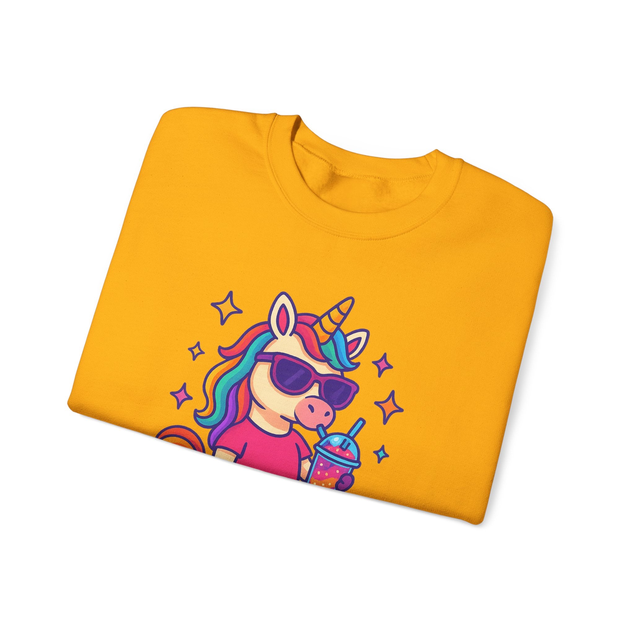 Too Magical to Be Bothered Unicorn Sweatshirt, Cozy Crewneck, Fun Gift for Unicorn Lovers, Cute Lounge Wear, Perfect for Birthdays and