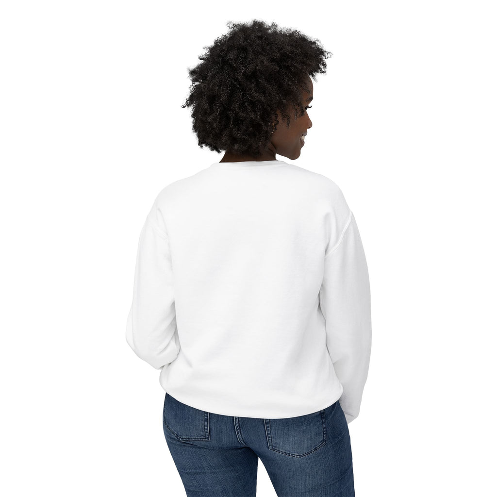 Cute Calm Unisex Lightweight Crewneck Sweatshirt, Relaxed Vibes, Perfect for Gifts, Casual Wear, Cozy Lounging, Fall Apparel