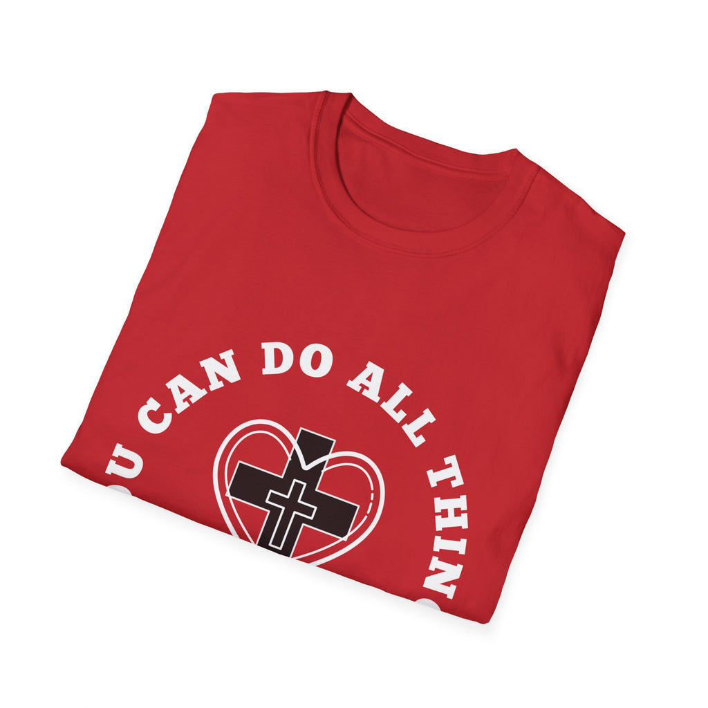 You can do all things through Christ Faith Softstyle T-Shirt