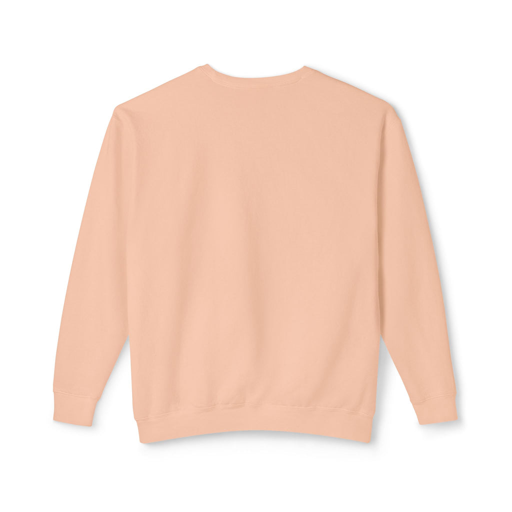 Cute Calm Unisex Lightweight Crewneck Sweatshirt, Relaxed Vibes, Perfect for Gifts, Casual Wear, Cozy Lounging, Fall Apparel