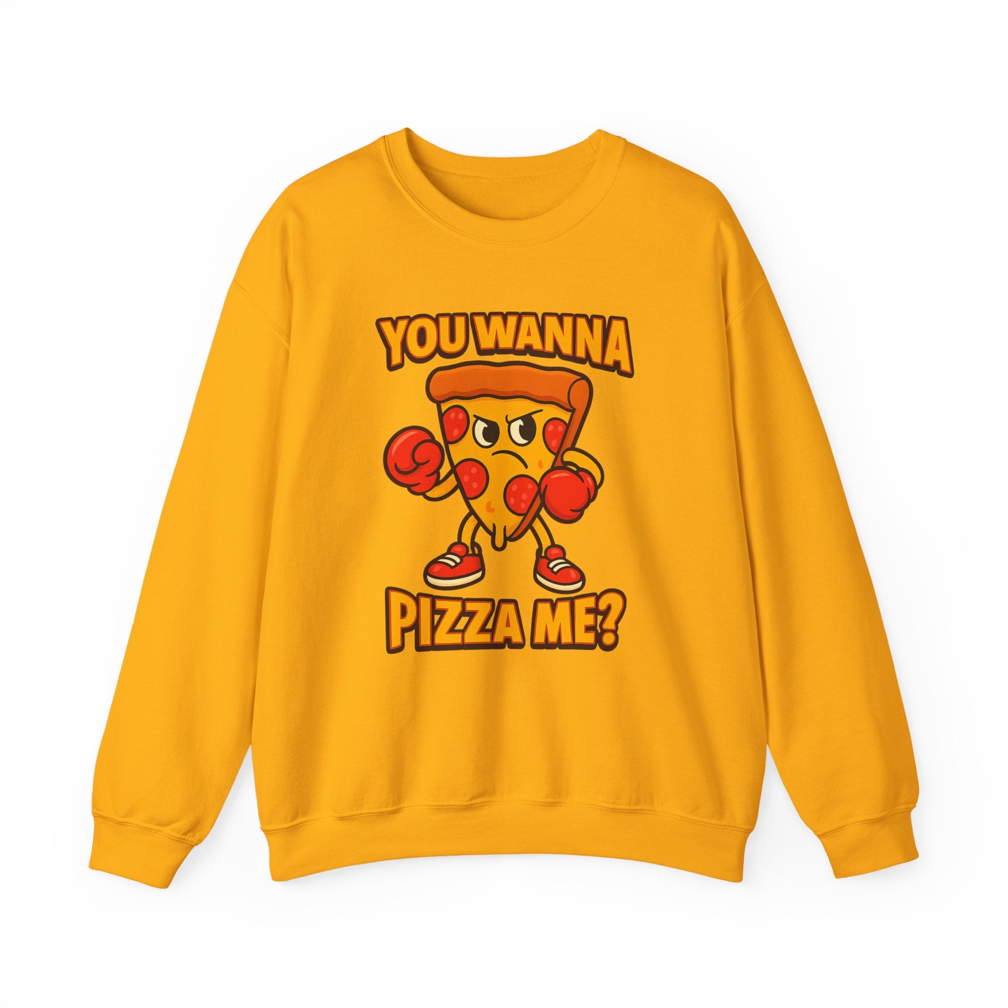 Funny Pizza Lover Sweatshirt, You Wanna Pizza Me, Cute Foodie Gift, Unisex Crewneck, Cozy Casual Wear