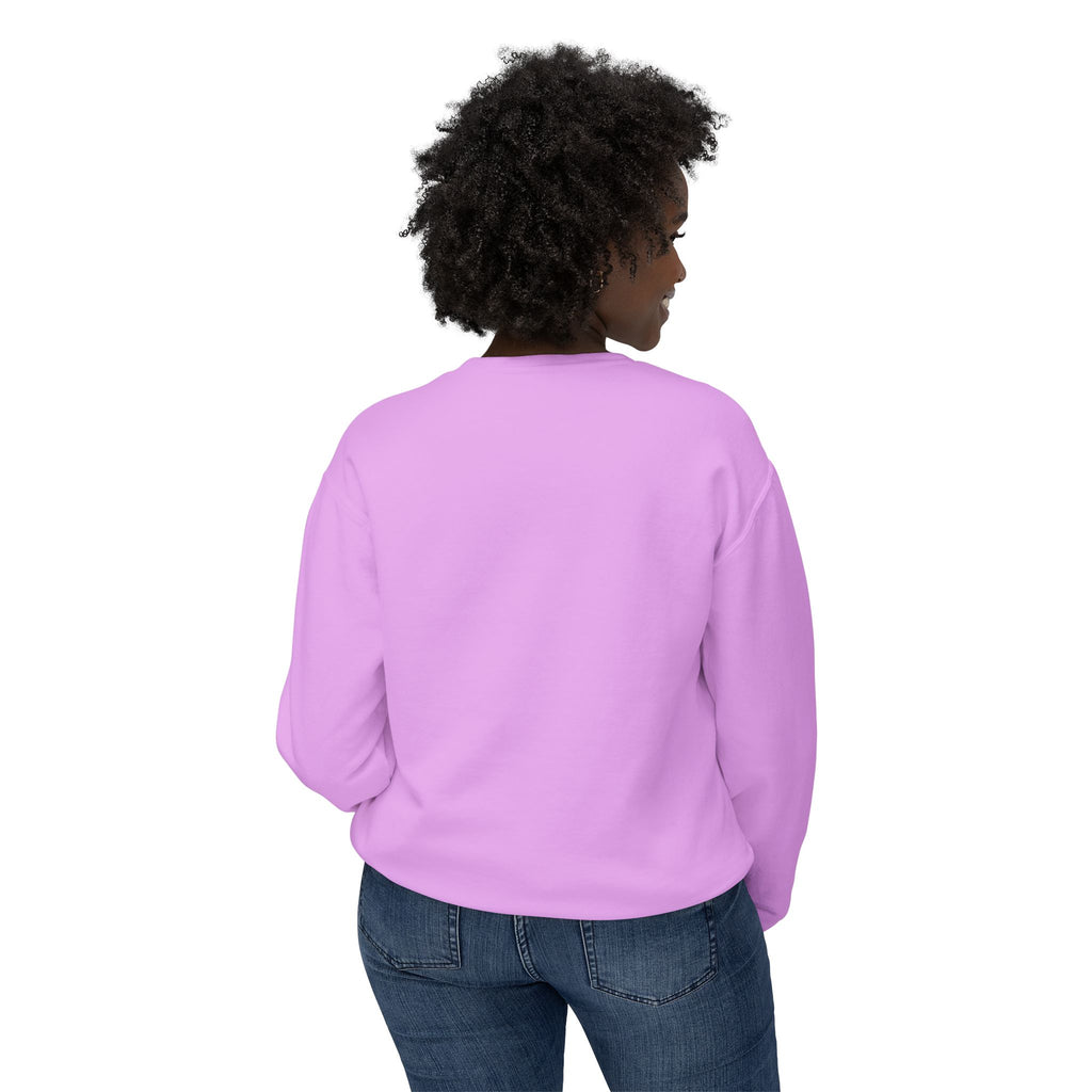 Cute Calm Unisex Lightweight Crewneck Sweatshirt, Relaxed Vibes, Perfect for Gifts, Casual Wear, Cozy Lounging, Fall Apparel