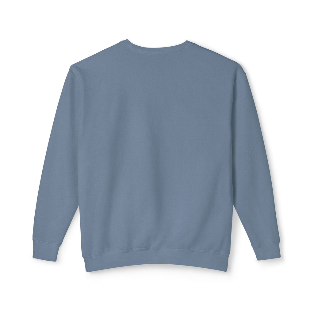 Cute Calm Unisex Lightweight Crewneck Sweatshirt, Relaxed Vibes, Perfect for Gifts, Casual Wear, Cozy Lounging, Fall Apparel