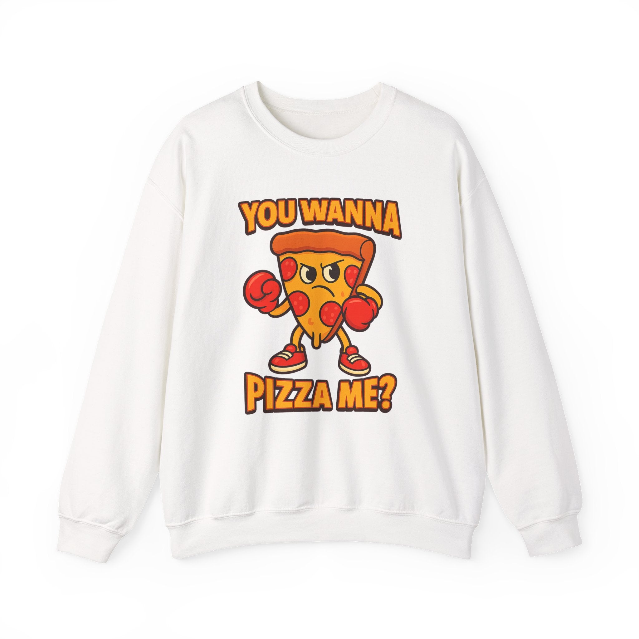 Funny Pizza Lover Sweatshirt, You Wanna Pizza Me, Cute Foodie Gift, Unisex Crewneck, Cozy Casual Wear