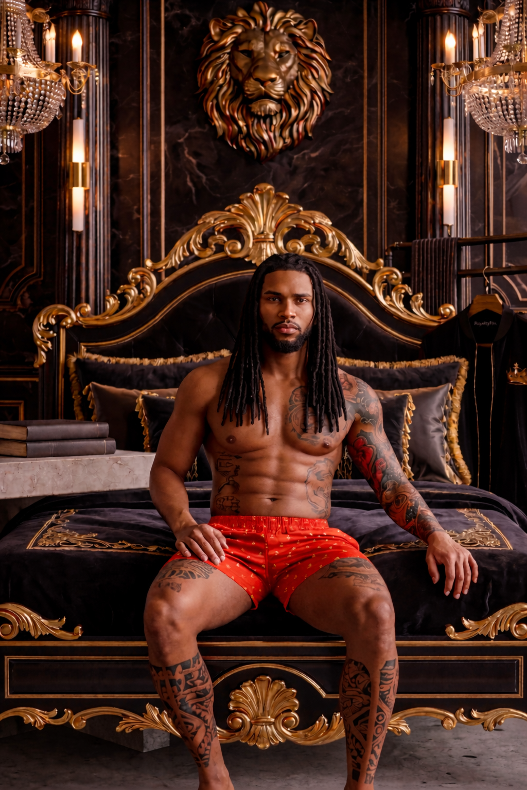 RoyaltyFix Crown Print Boxers – Luxury Fit