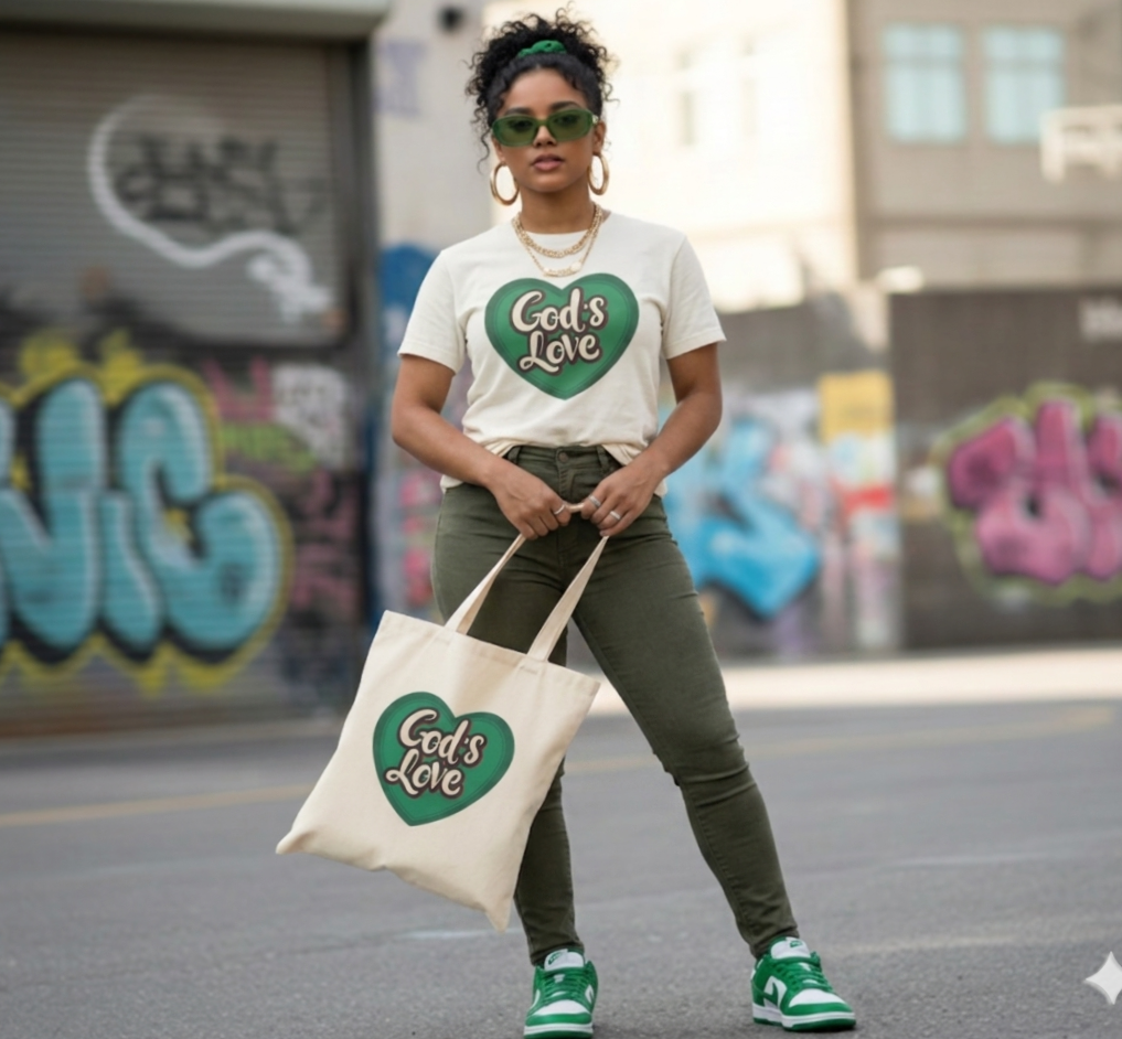 God's Love Heart Women's T-shirt