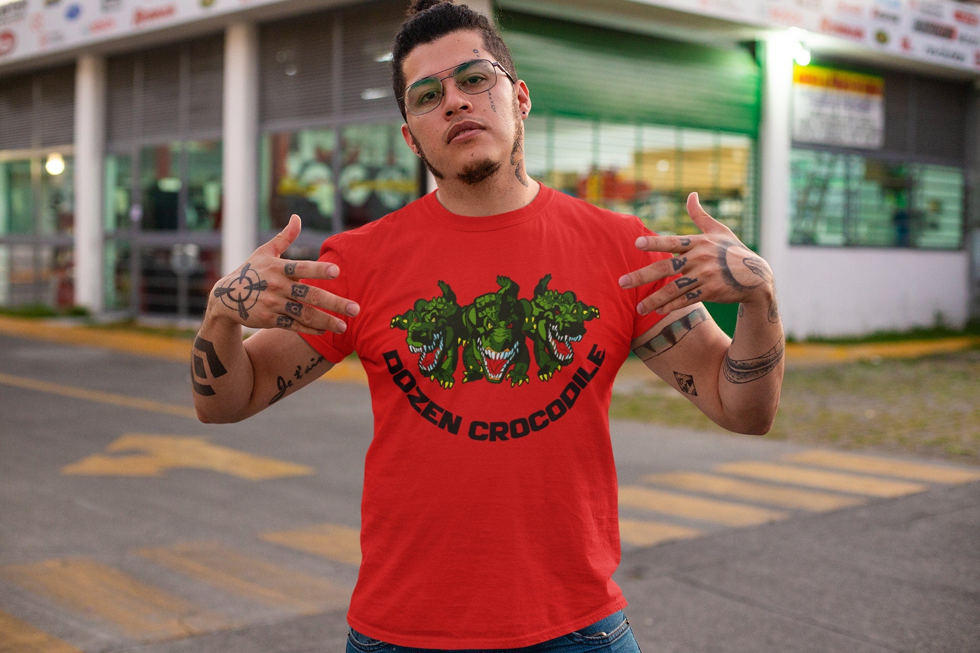 Dozen Crocodile Men's T-Shirt- Multiple Colors available