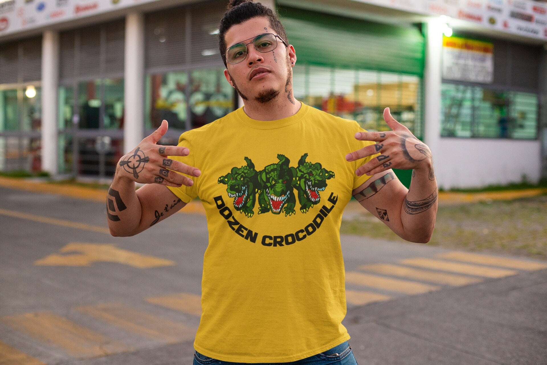 Dozen Crocodile Men's T-Shirt- Multiple Colors available