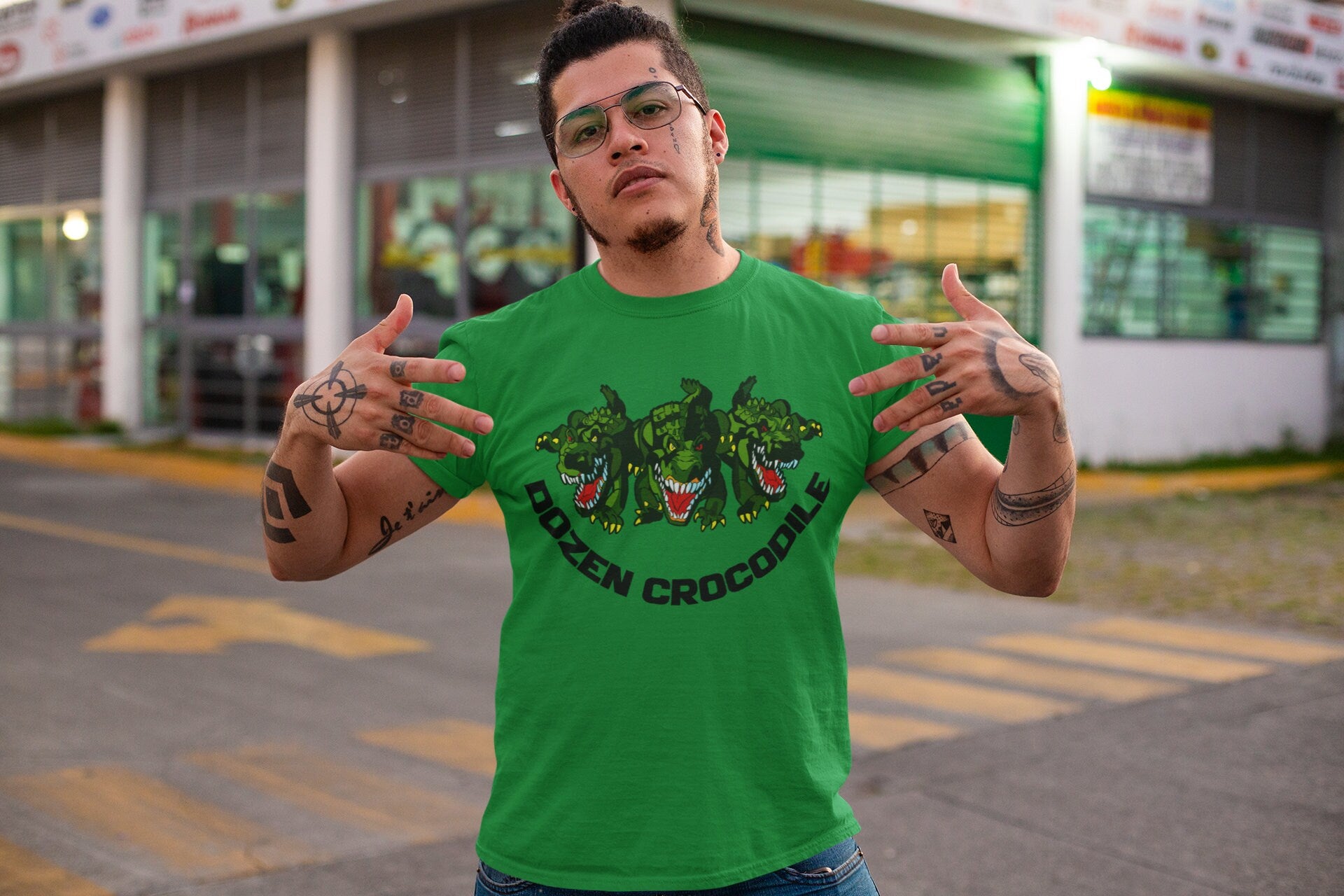 Dozen Crocodile Men's T-Shirt- Multiple Colors available