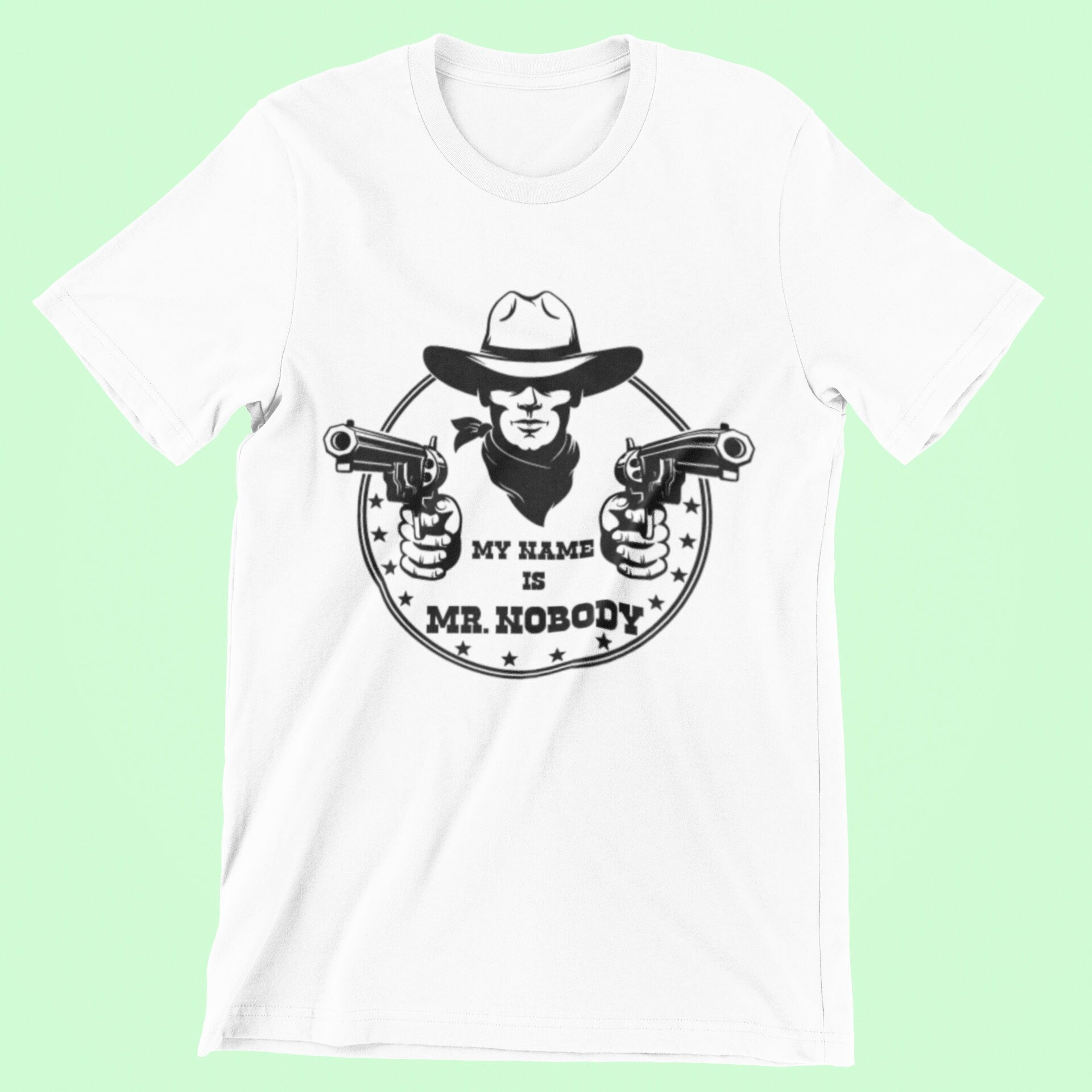 White "Mr. Nobody" Men's T-Shirt