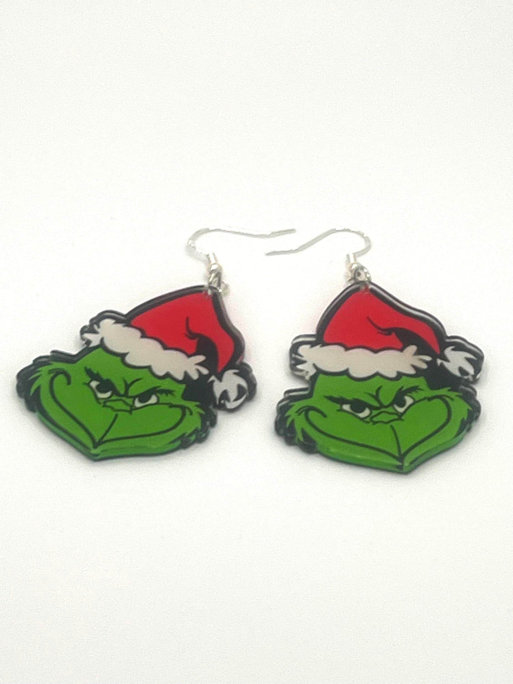 Grinch-Inspired Christmas Earrings – Festive Holiday Jewelry for Kids, Teens & Adults – Handmade Earrings Gift