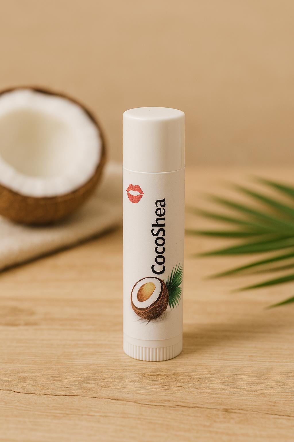 Organic Coconut Shea Lip Balm: Natural Chapstick