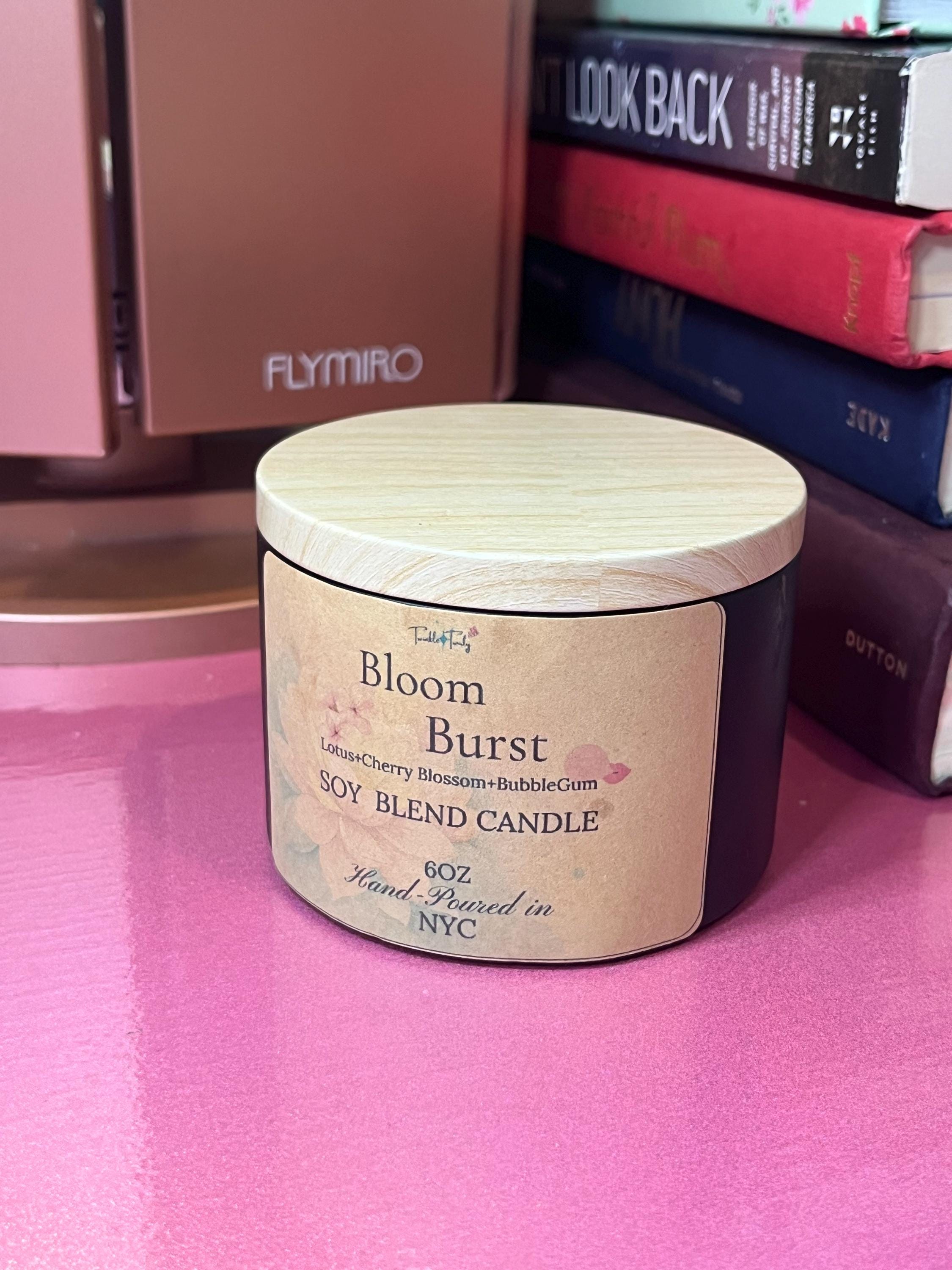 Aromatherapy Soy Blend Candle: Calming Lavender Sage Scent - 7oz