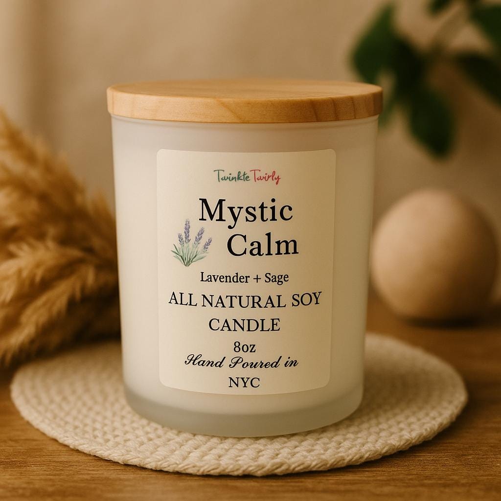 Mystic Calm 100% Soy Candle 8oz